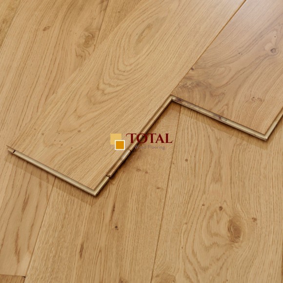 Selected Engineered Oak invisible Finish (Matt Lacquered), T&G 14/3 x 190 x 1900mm
