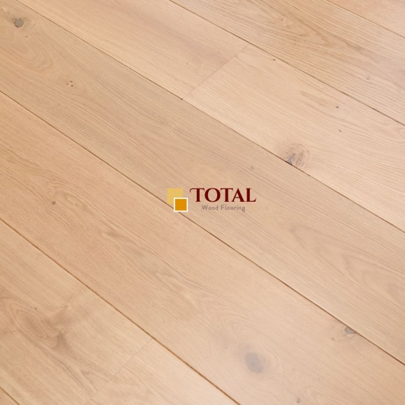 Selected Engineered Oak Lacquered Wood Flooring Top View