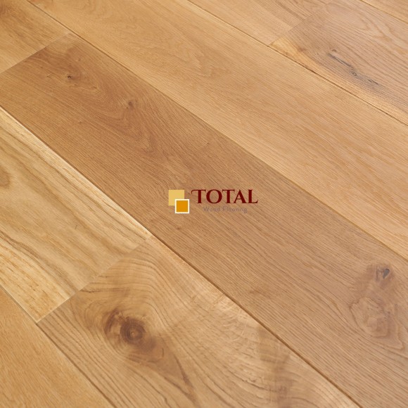 Natural Engineered Oak Oiled Wood Flooring  Side View