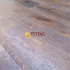Engineered Oak Distressed Black Oiled Wood Flooring Close View